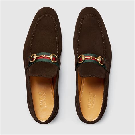 suede gucci loafers